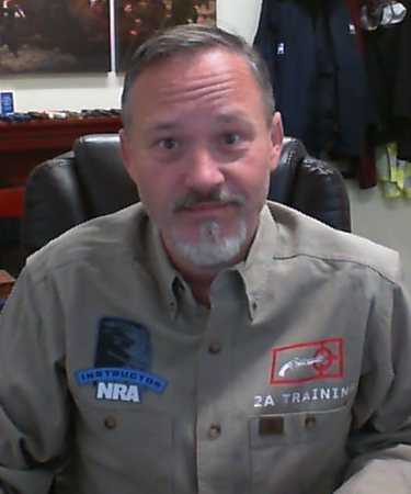 Jeff Chalk of 2A Training LLC is a certified instructor for both the NRA and USCCA teaching concealed carry defensive pistol and other self defense firearms courses